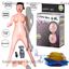 Muñeca inflable con vagina y ano de suave textura